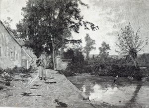 बारिश के बाद, अवकाश के समय, 1888 से द्वारा जेएम बार्न्सले