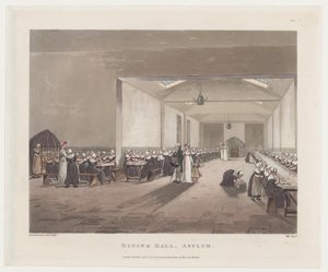 डाइनिंग हॉल, शरण, 1 फरवरी, 1808।, 1 फरवरी, 1808। द्वारा जे. ब्लुक