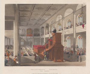 परोपकारी सोसायटी, द चैपल, 1 अप्रैल, 1809।, 1 अप्रैल, 1809। द्वारा जे. ब्लुक