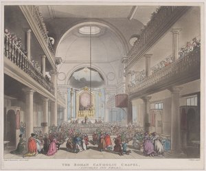 रोमन कैथोलिक चैपल, लिंकन्स इन फील्ड्स, 1 अप्रैल, 1808।, 1 अप्रैल, 1808।