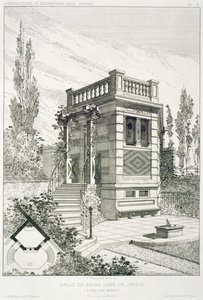 विभिन्न वास्तुकारों द्वारा डिजाइनों की मात्रा से स्नान कक्ष, पब। Morel & Cie, पेरिस, c.1880 द्वारा जे। बूसर्ड