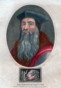 थॉमस क्रैंमर, कैंटरबरी के आर्कबिशप, 1802। द्वारा जे। चैपमैन