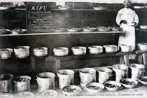 फ्रांसीसी विदेशी सेना, सिदी बेल एब्स, अल्जीरिया, 1910। द्वारा जे। गीजर