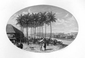 बाटाविया, जावा, डच ईस्ट इंडीज, 1619, c1870 का फाउंडेशन।