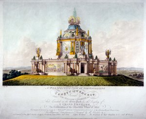 कॉनकॉर्ड का मंदिर, ग्रीन पार्क, वेस्टमिंस्टर, लंदन, 1814 द्वारा जे जेकस
