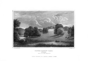 गिल्डफोर्ड, सरे, 1829 के पास काली मिर्च हैरो पार्क।