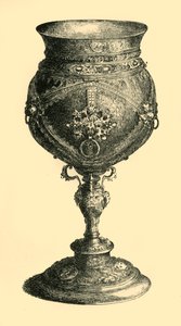 नारियल कप, सी 1585, 1881। द्वारा जेएस गोएपेल