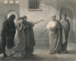Volumnia उलाहना ब्रूटस कोरिंथ आ रहा है, c1870 द्वारा जे स्टीफनसन