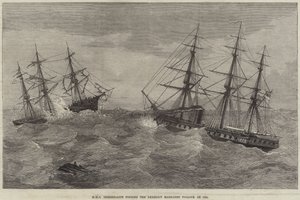 HMS Immortalite Sea में Derelict Margaret Pollock को ढूंढ रहा है द्वारा जे। वेल्स