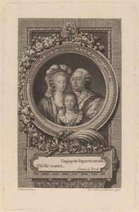 लुई XVI, मैरी-एंटोनेट, और लुई-चार्ल्स, 1793। द्वारा जैकब एडम