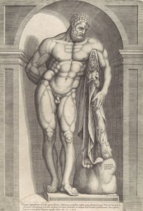 रोमन भव्यता का दर्पण: द फ़र्नीज़ हरक्यूलिस, 1562., 1562। द्वारा जैकब बोस
