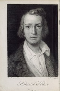 कवि हेनरिक हेन 1797-1856, 1850 का चित्र द्वारा जैकब फेलसिंग