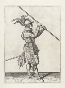 सिंह के साथ सैनिक, c.1600 द्वारा जैकब II डे घियान