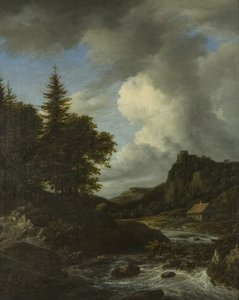 स्पेट में नदी, c.1660 (कैनवास पर तेल) द्वारा जैकब वैन रुइसडेल