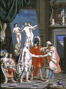 सिकंदर महान (356-323 ईसा पूर्व) ने एपेल्स (चौथी शताब्दी ईसा पूर्व) के लिए कैम्पसपे का परिचय दिया। द्वारा जैकब ज़िगलर