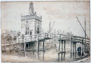 अलकमार में पुल, c1648-1682 द्वारा जैकब वैन रुइसडेल