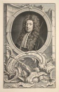 सिडनी के पोर्ट्रेट, गोडोल्फिन के अर्ल, &39;ग्रेट ब्रिटेन के शानदार व्यक्तियों के प्रमुख&39; का चित्रण, पब। नॅप्टन द्वारा, लंदन 1742 द्वारा जेकोबस हाउब्रेकेन