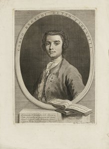 गायक फारिनेली कार्लो ब्रॉस्ची का पोर्ट्रेट 1705-1782, 1735