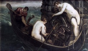 1560-1594 के बाद, Arsinoe का उद्धार द्वारा जैकोपो रोबुस्टी टिंटोरेटो