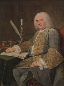 1738-1740 की विएना संधि के हस्ताक्षर में जीन-गैब्रियल डु थिल का चित्रण।