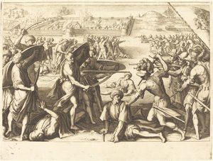 हड्डी के बाहरी किलों पर आक्रमण, सी. 1614. द्वारा जैक्स कैलोट