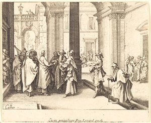 सीज़र का सिक्का, 1635. द्वारा जैक्स कैलोट