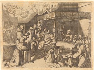 रानी की मृत्यु, 1612. द्वारा जैक्स कैलोट
