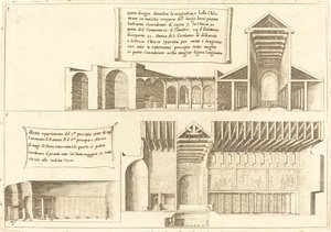 1619 में पवित्र मंगर सहित चर्चों की ऊंचाई। द्वारा जैक्स कैलोट