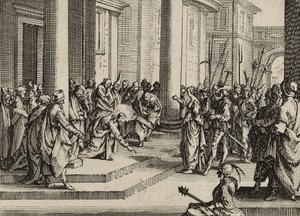 यीशु और व्यभिचारिणी, 1635 द्वारा जैक्स कैलोट