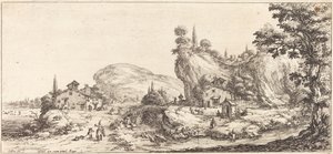 शिकार से घर लौटना, शायद c. 1630. द्वारा जैक्स कैलोट