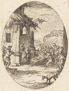 चरवाहों का आगमन, सी। 1631. द्वारा जैक्स कैलोट