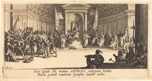 मृत्यु की निंदा, सी। 1618. द्वारा जैक्स कैलोट