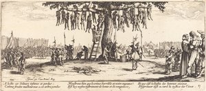 द हैंगिंग, सी। 1633. द्वारा जैक्स कैलोट