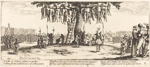 द हैंगिंग, सी। 1633. द्वारा जैक्स कैलोट