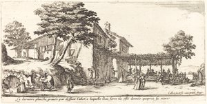 द लिटिल ट्रेलिस, 1635। द्वारा जैक्स कैलोट