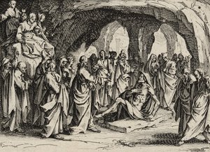 लाज़र का पुनरुत्थान, 1635 द्वारा जैक्स कैलोट