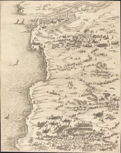 ला रोशेल की घेराबंदी [16 में से प्लेट 5; सेट में 1952.8.97-112 शामिल है] द्वारा जैक्स कैलोट