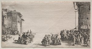 दास बाजार, 1629। द्वारा जैक्स कैलोट