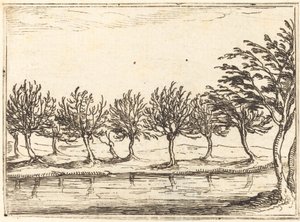 विलो बाय द वाटर्स एज, 1628। द्वारा जैक्स कैलोट