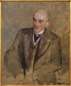 हेनरी बर्गसन (1859-1941) के चित्र के लिए अध्ययन। जैक्स एमिल (जैक्स-एमिल) ब्लैंच द्वारा पेंटिंग (1861-1942), कैनवास पर तेल द्वारा जैक्स एमिल ब्लांच