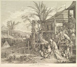 1743 के बाद चिनोइज़रीज़ से ला चेस चिनोइस द चाइनीज़ हंट। द्वारा जैक्स गेब्रियल हूक्वियर