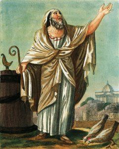 ऑगुर, जैक्स ग्रासेट डी सेंट-सौवेर (1757-1810) द्वारा, प्राचीन रोम से उत्कीर्ण, या रोमन लोगों, उनके सैन्य, रीति-रिवाजों, धार्मिक और सार्वजनिक जीवन से संबंधित हर चीज का ऐतिहासिक और सचित्र विवरण।