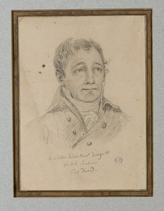 इग्नेस-यूजेन-मैरी डेगोटी का पोर्ट्रेट, c.1815-25 (हल्के भूरे रंग के कागज पर चाक) द्वारा जैक्स लुइस (कार्यशाला) डेविड