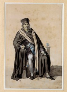 कन्वेंशन: सिविक कॉस्ट्यूम प्रोजेक्ट 1793 "" जज की आदत"" जैक्स लुई डेविड (1748-1825) सन द्वारा ड्राइंग। 0,3x0,2 मीटर वर्साय, मुसी डू चेटो द्वारा जैक्स लुई डेविड