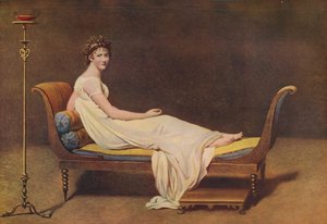 मैडम रेकमियर, 1800, c1915। द्वारा जैक्स लुई डेविड