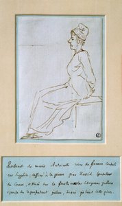 मैरी एंटोनेट ने यातना (1755 - 1793) को जन्म दिया। जैक्स लुई डेविड द्वारा ड्राइंग (1748-1825) द्वारा जैक्स लुई डेविड