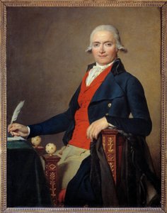 जैक्स लुई डेविड (1748-1825) 1795 द्वारा पेंटिंग मंत्री गैसपार्ड मेयर (1749-1799) का चित्र द्वारा जैक्स लुई डेविड