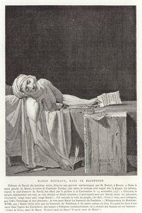 द डेथ ऑफ़ मराट, 1793 द्वारा जैक्स लुई डेविड