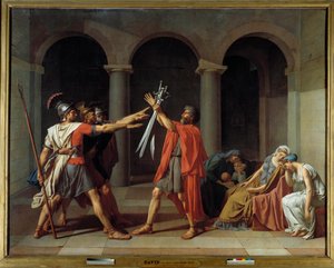 Horatii . की शपथ द्वारा जैक्स लुई डेविड