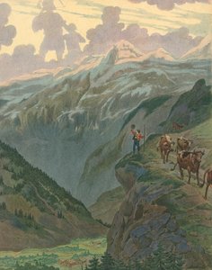 स्विट्जरलैंड - राष्ट्रीय गीत द्वारा जैक्स मैरी गैस्टन ऑनफ्र्रे डी ब्रेविल (नौकरी)